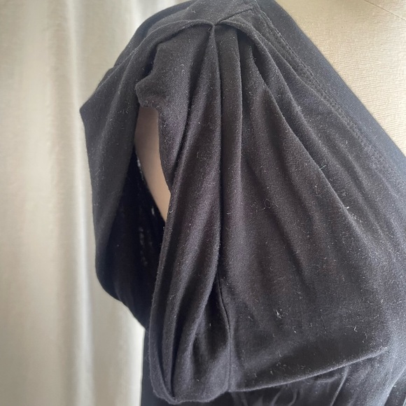 Trouvé black cotton cap sleeve top shirt - Picture 2 of 4